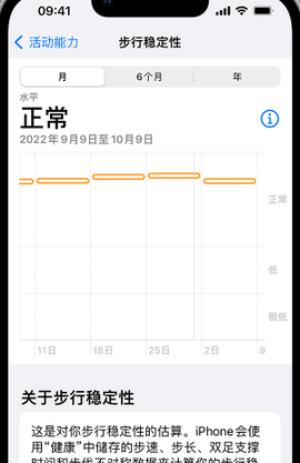 海北iPhone手机维修如何在iPhone开启'步行稳定性通知'