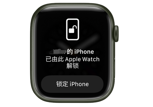 海北苹果手机维修分享用 AppleWatch 解锁配备面容 ID 的 iPhone方法 