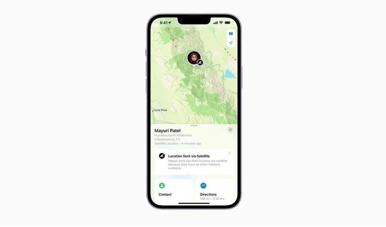 海北苹果14维修分享iPhone14系列中 FindMy功能通过卫星分享位置方法教程 